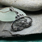 Claddagh Thistle Pendant
