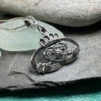 Claddagh Thistle Pendant