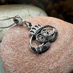 Claddagh Thistle Pendant