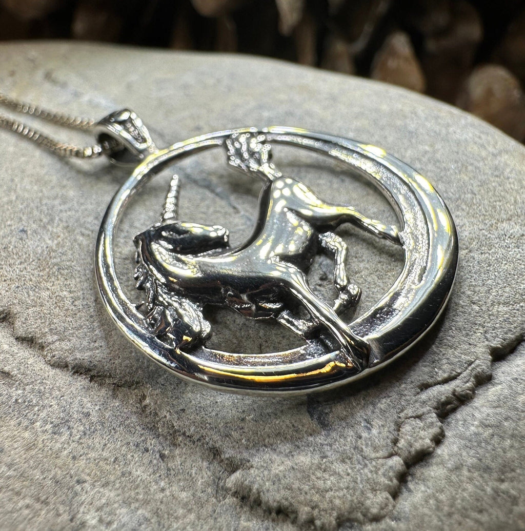 Prancing Unicorn Necklace