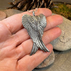Large Angel Wings Necklace