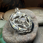 Old World Triple Raven Moonstone Necklace