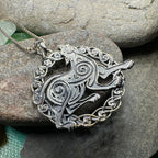 Pictish Celtic Dog Necklace