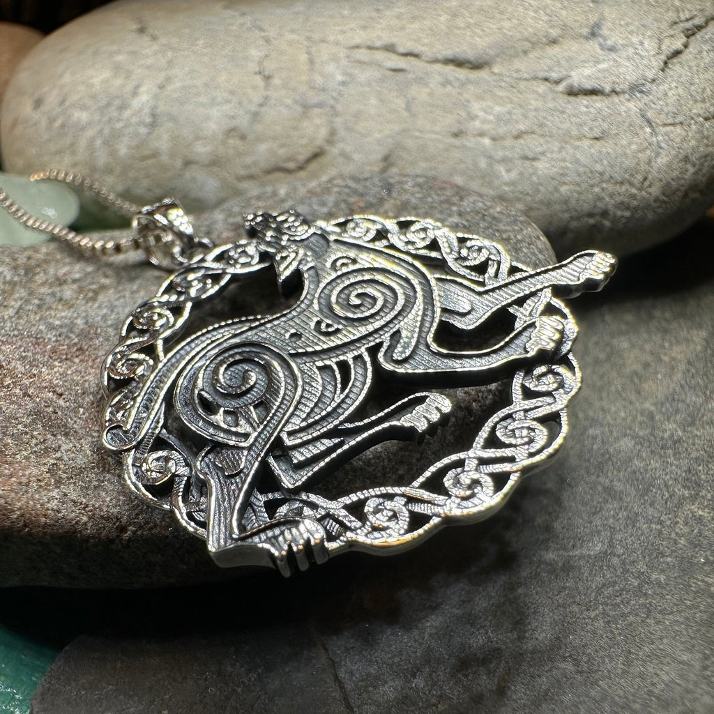 Pictish Celtic Dog Necklace