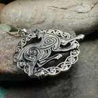 Pictish Celtic Dog Necklace