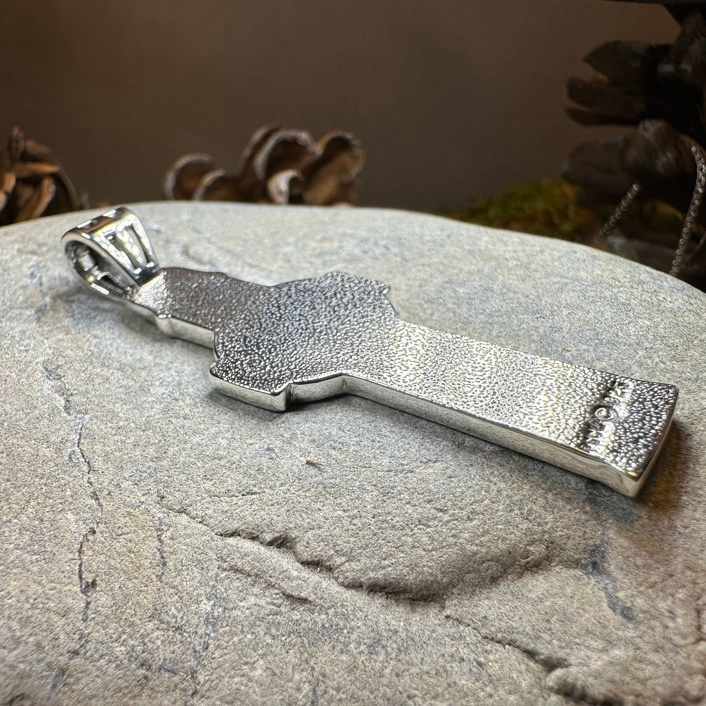 Irish Durrow Celtic Cross Necklace