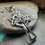 Catherine Celtic Cross Necklace