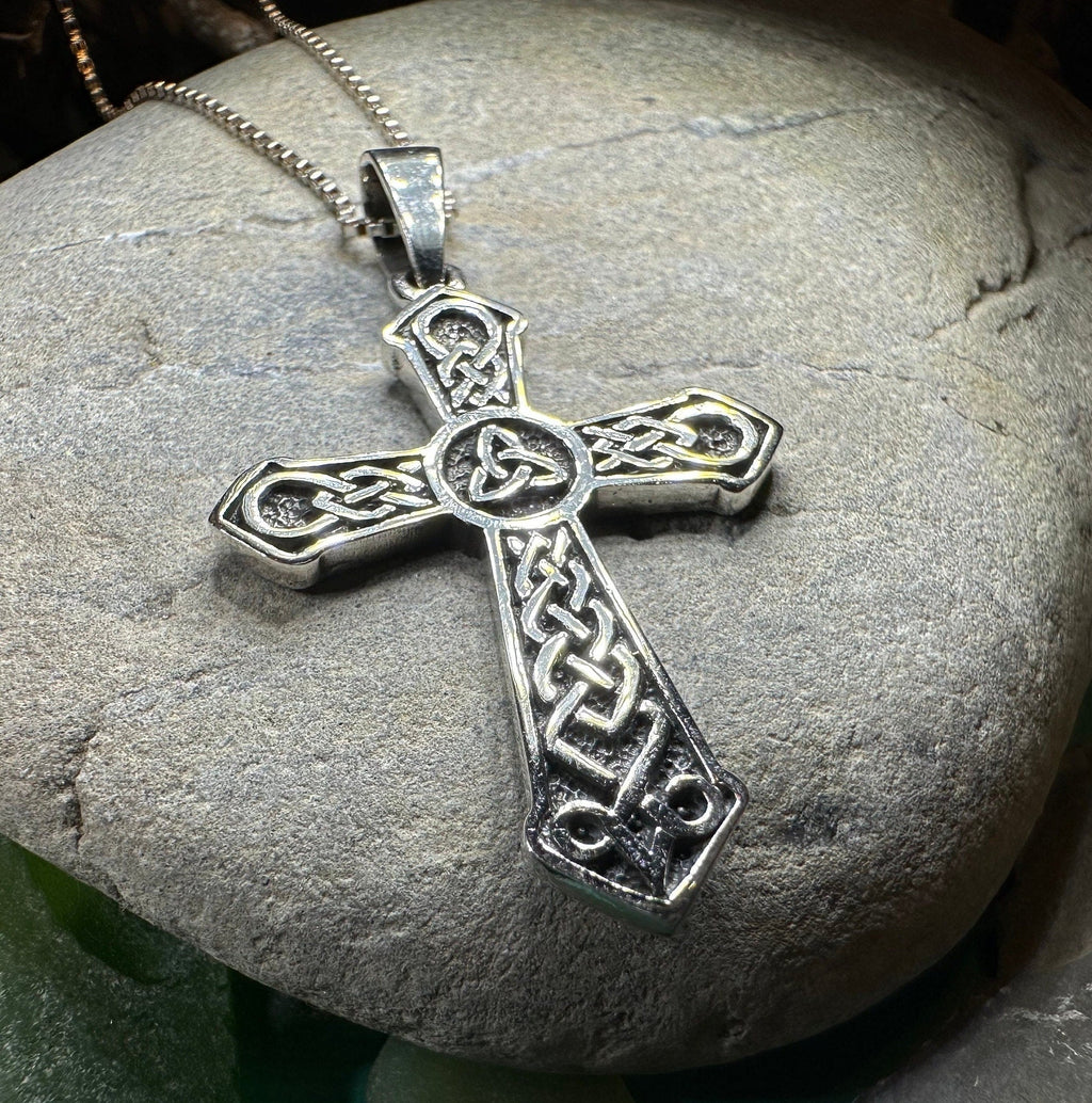 Holy Spirit Celtic Cross Necklace