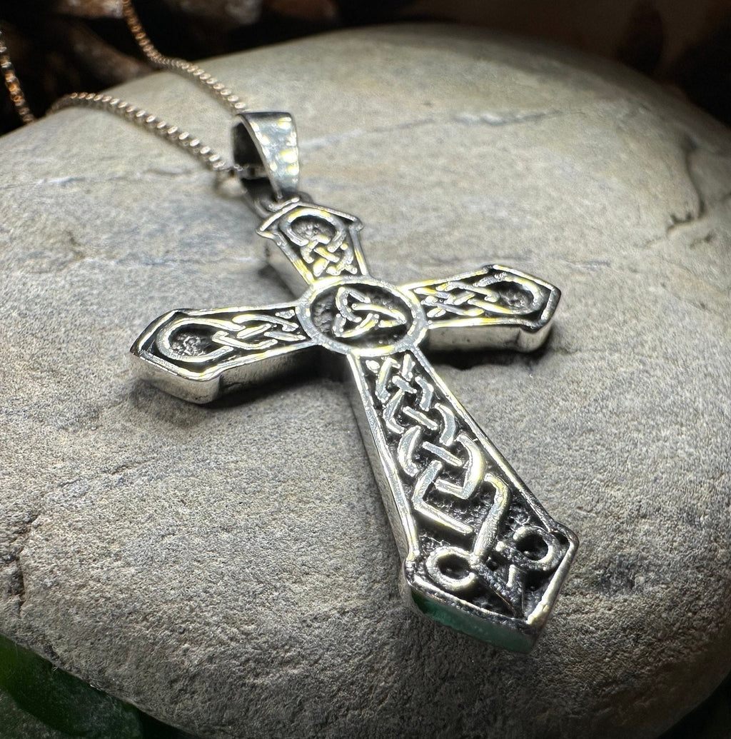 Holy Spirit Celtic Cross Necklace