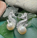 Pearl Seahorse Earrings