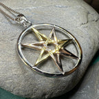 Three Tone Elven Star Necklace