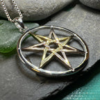 Three Tone Elven Star Necklace