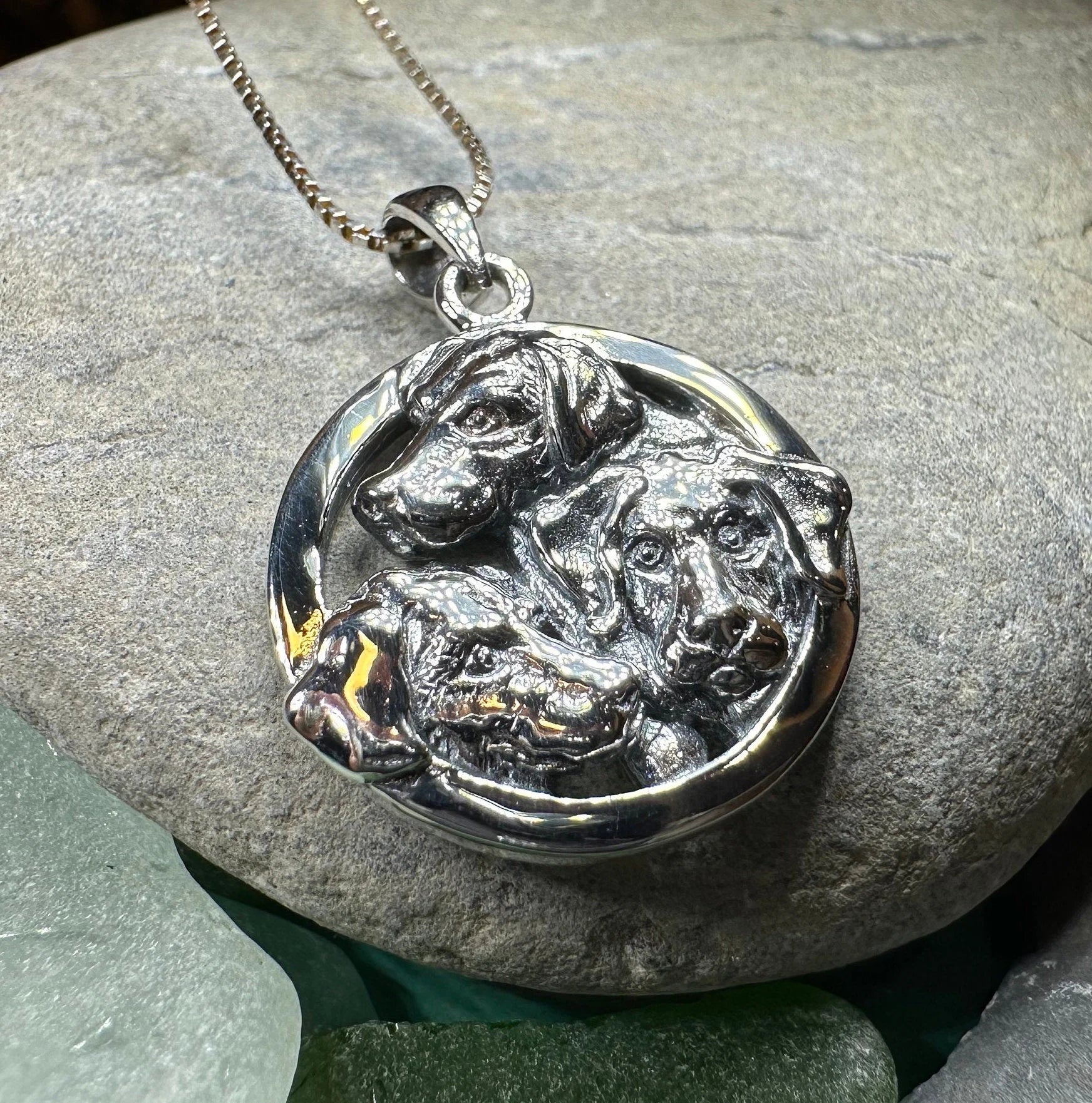 Lab Love Labrador Retriever Dog Necklace