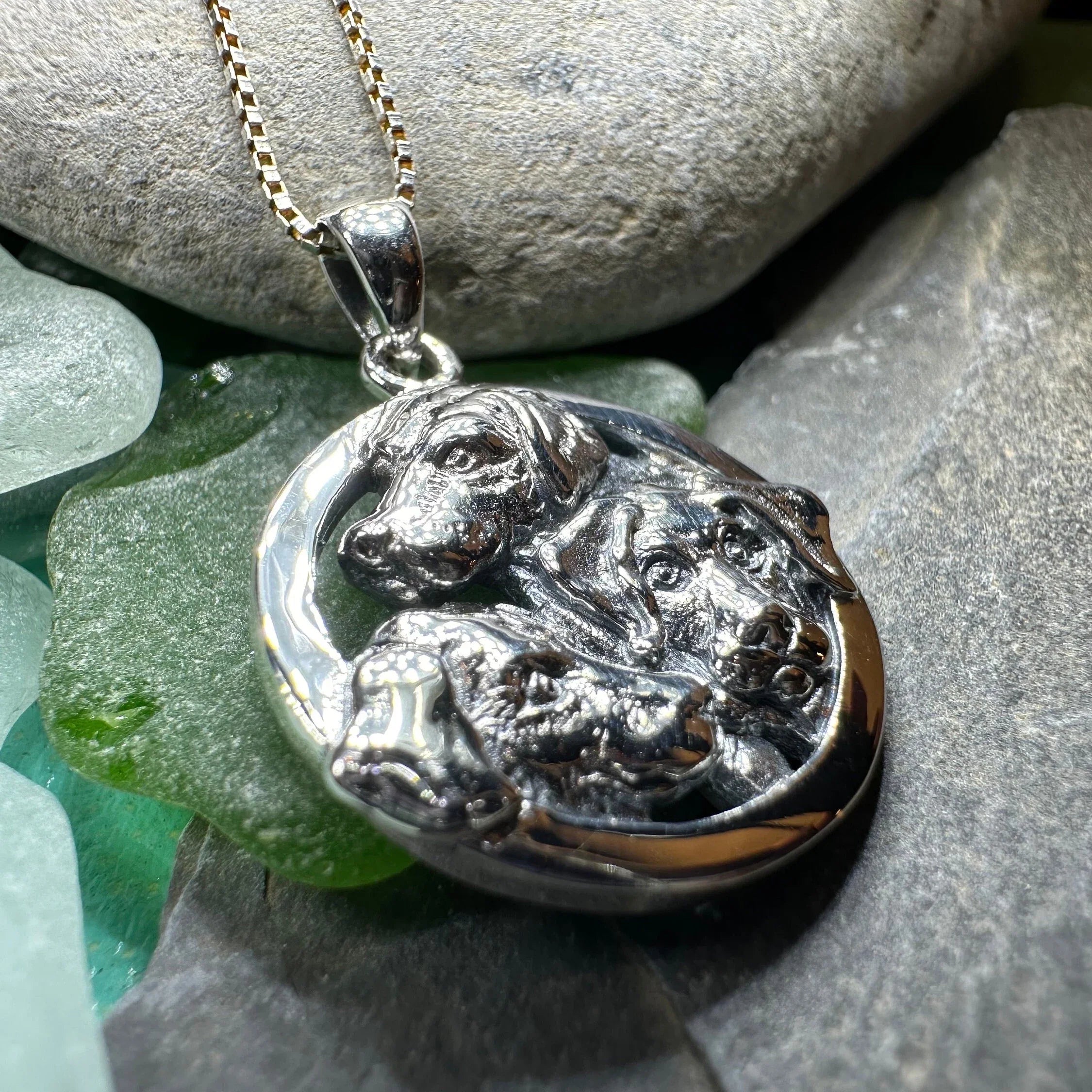 Lab Love Labrador Retriever Dog Necklace