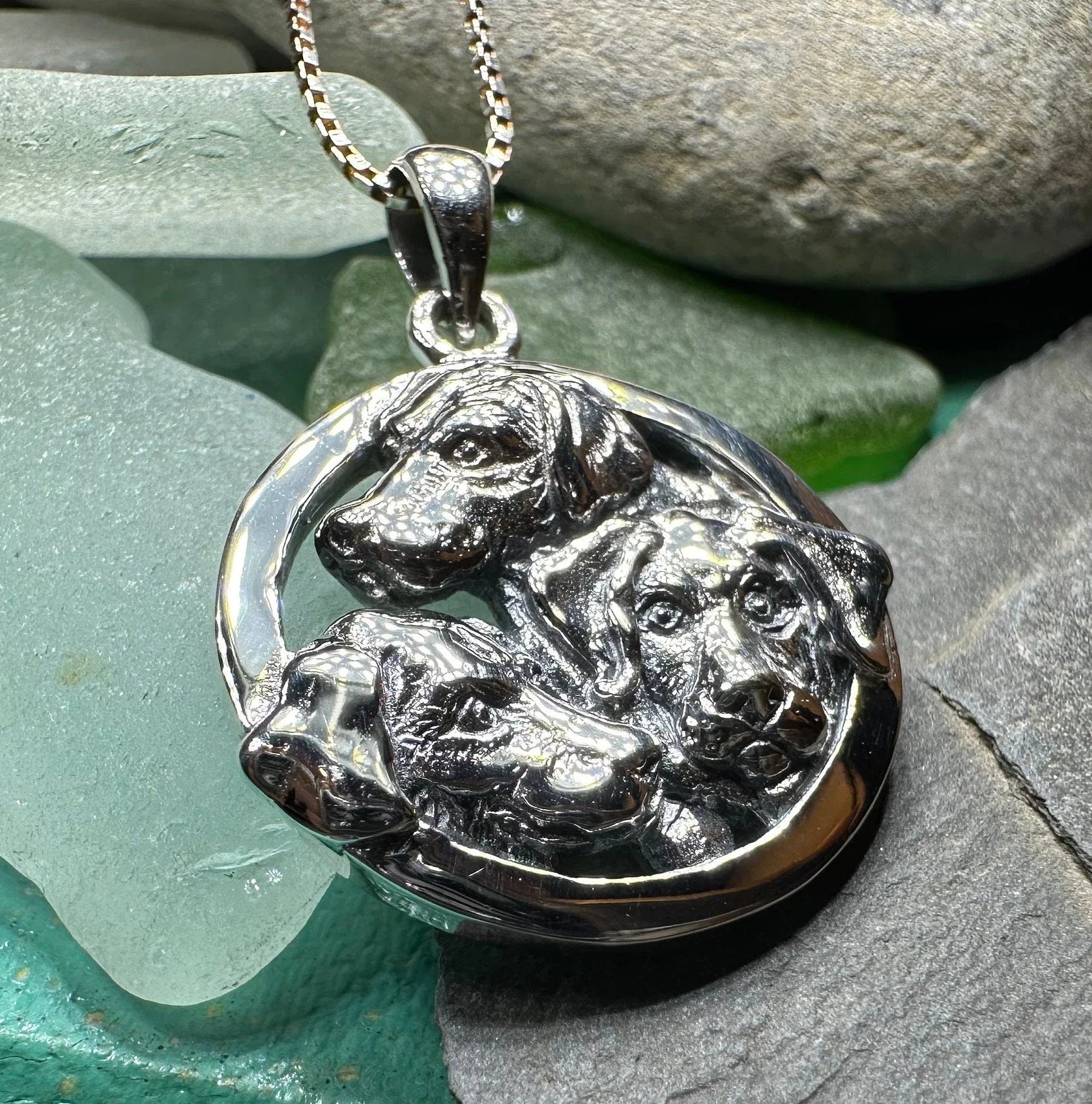 Lab Love Labrador Retriever Dog Necklace