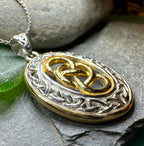 Celtic Forever Infinity Necklace