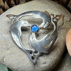 Celtic Dolphin Brooch