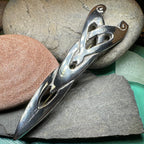 Modern Celtic Kilt Pin