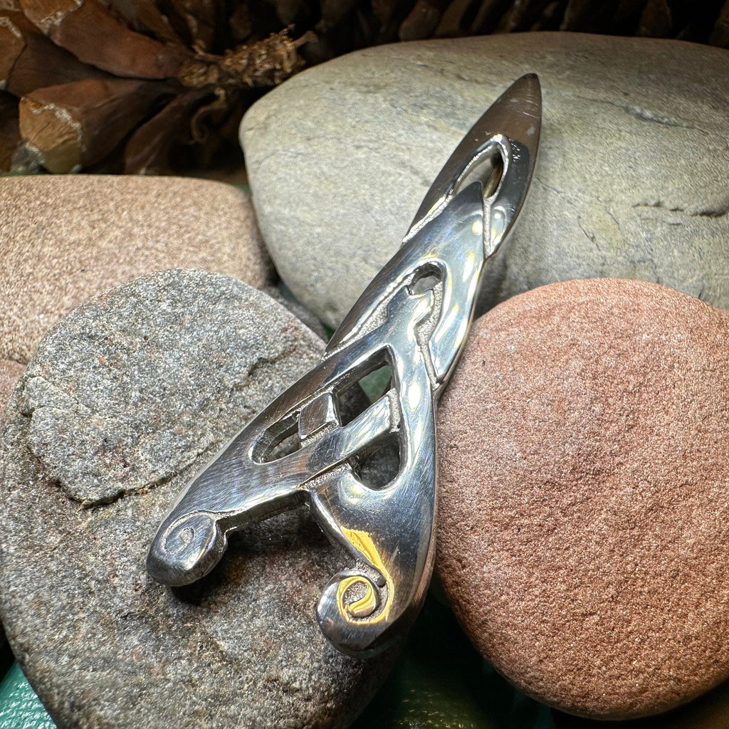 Modern Celtic Kilt Pin