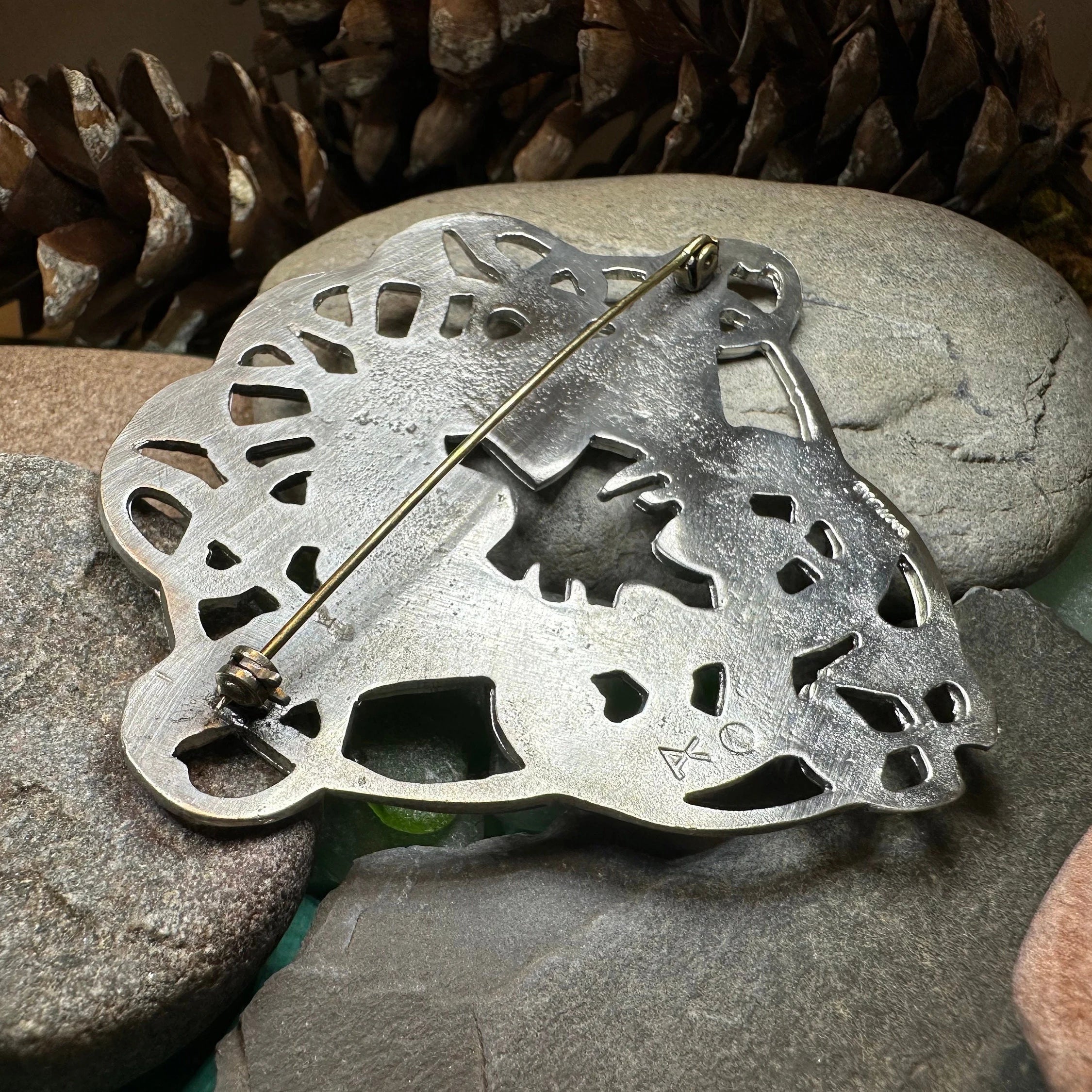 Large Celtic Cara Brooch