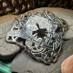 Large Celtic Cara Brooch
