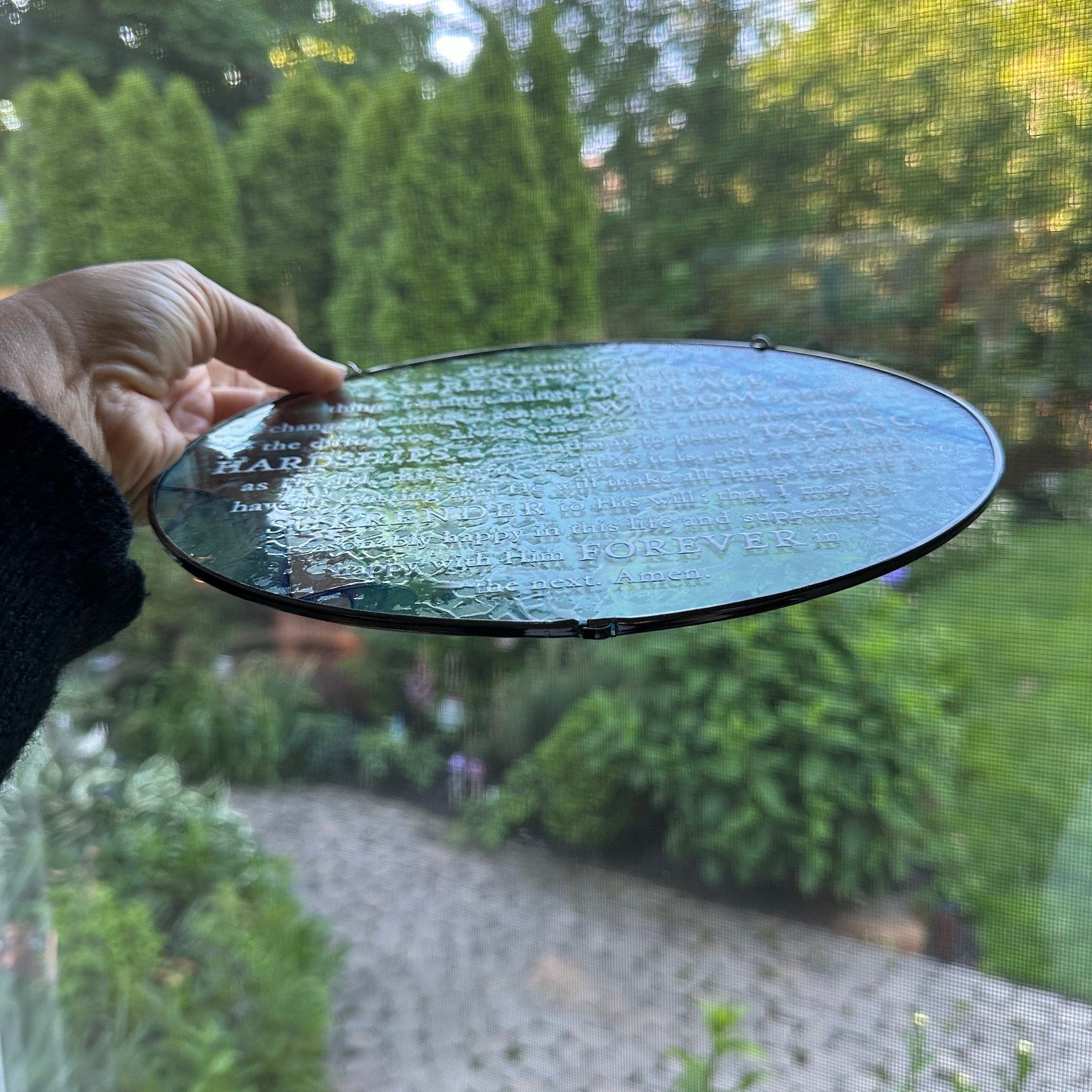 Serenity Prayer Suncatcher