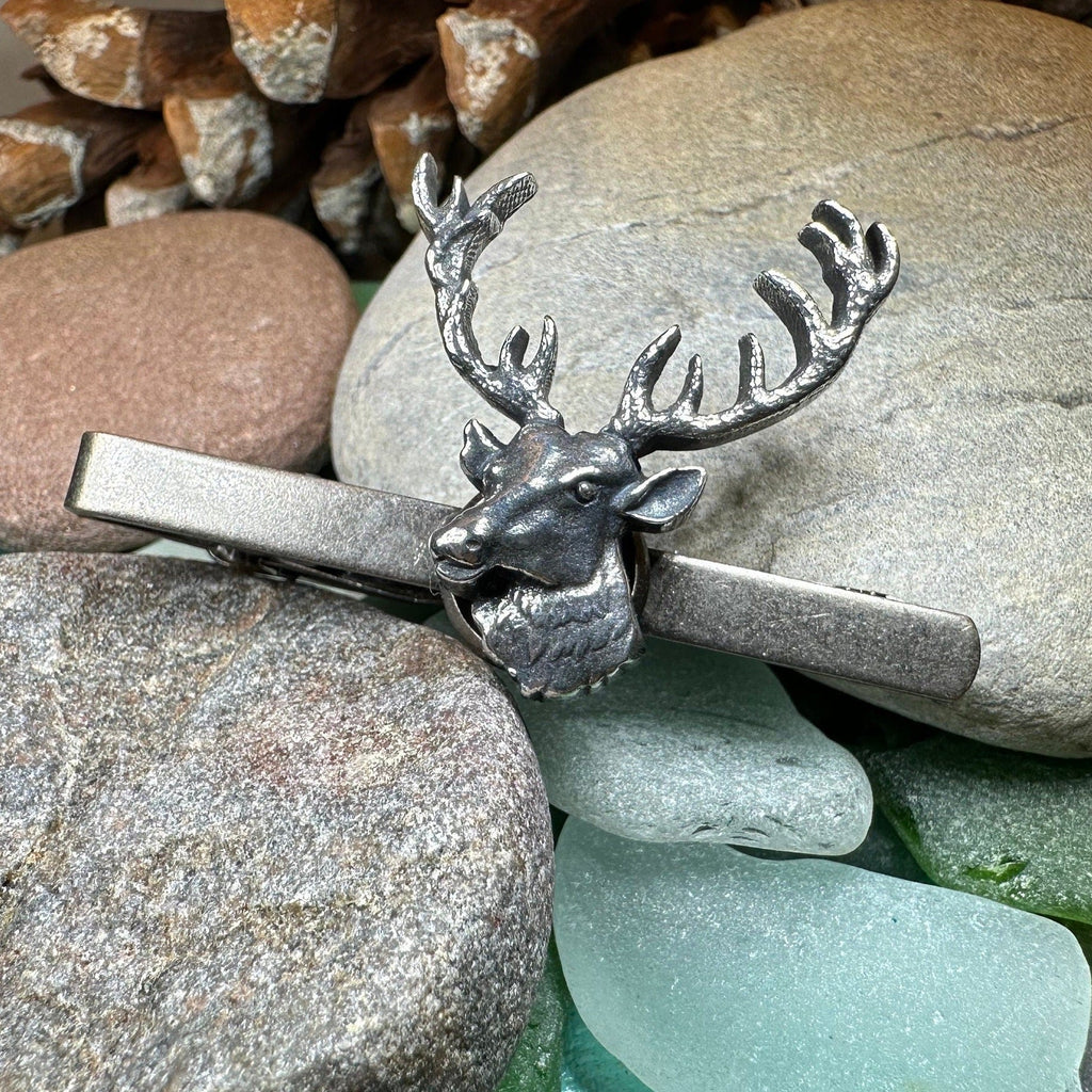 Noble Stag Pewter Tie Bar