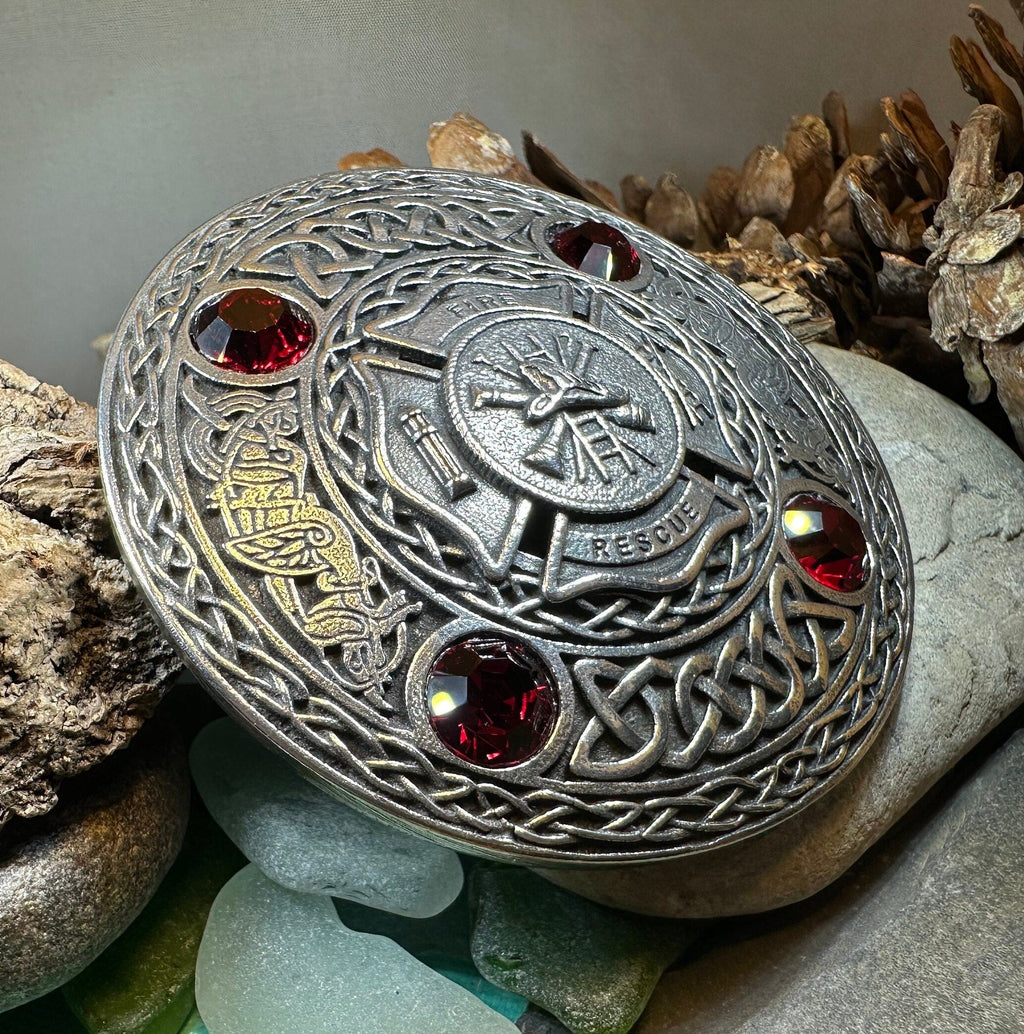 Celtic Fireman Tartan Pin