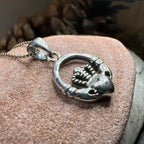 Petite Claddagh Silver Necklace