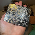 Celtic Birds Kilt Belt Buckle