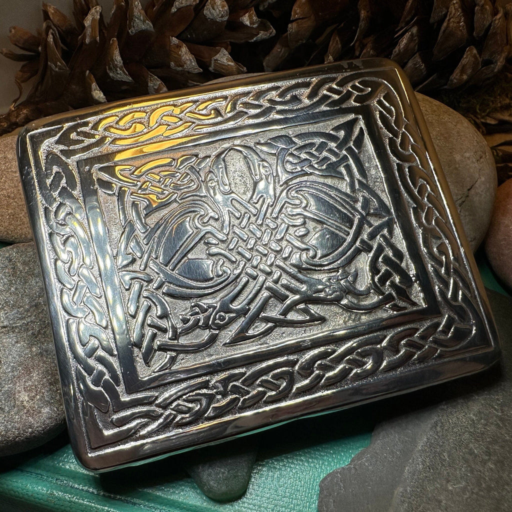 Celtic Birds Kilt Belt Buckle
