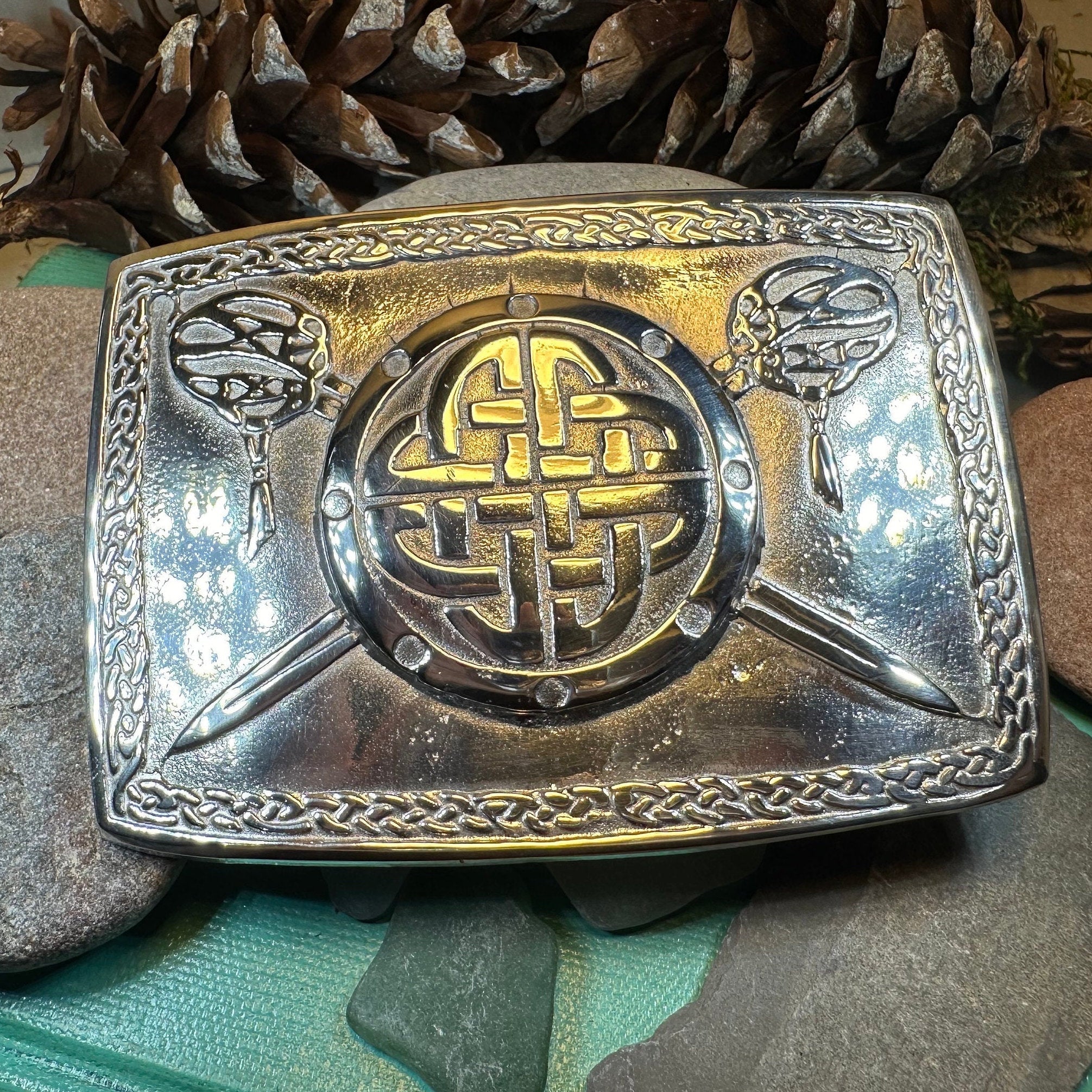 Celtic Battlefield Kilt Belt Buckle