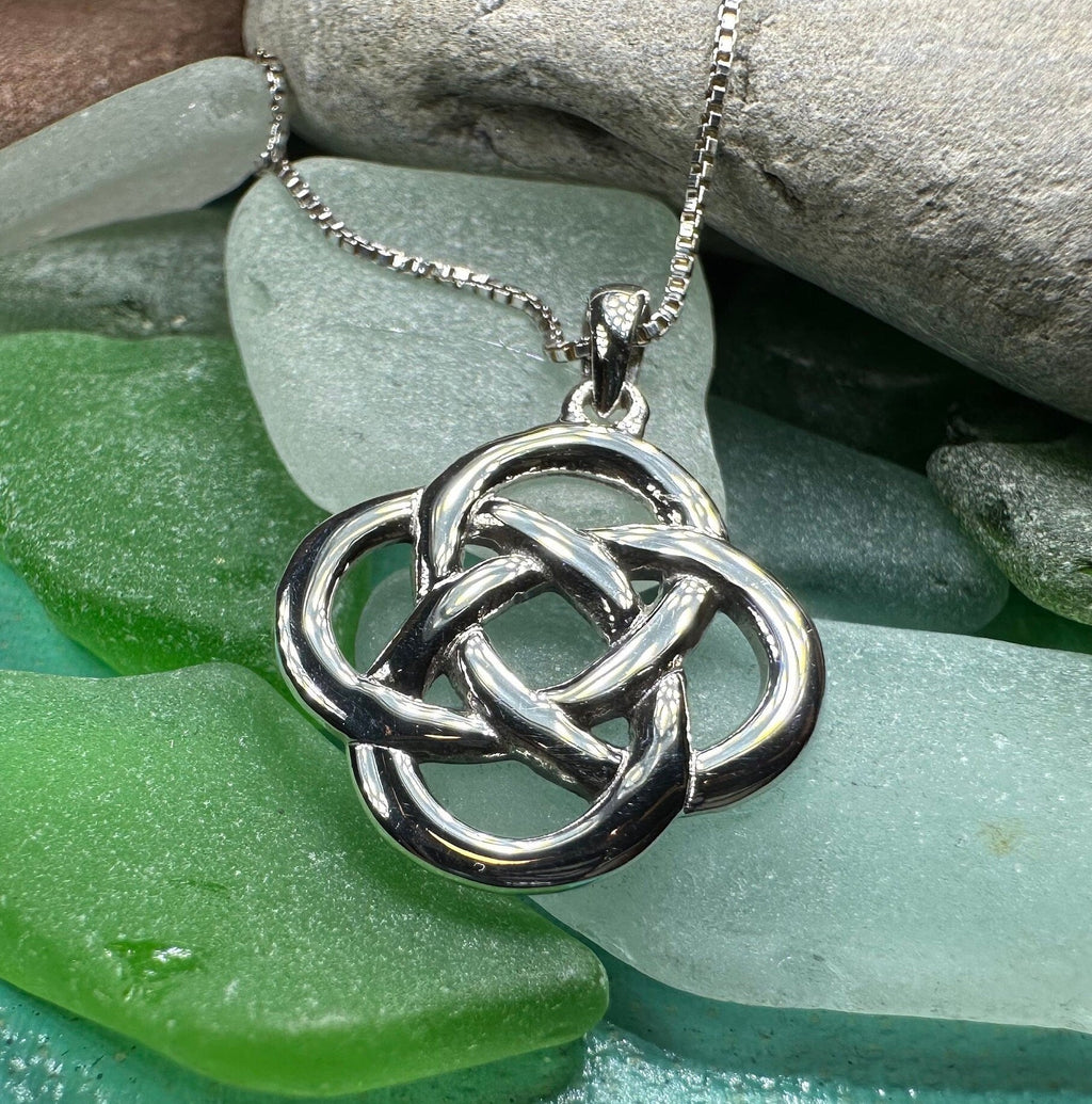 Celtic Strength Dara Knot Necklace