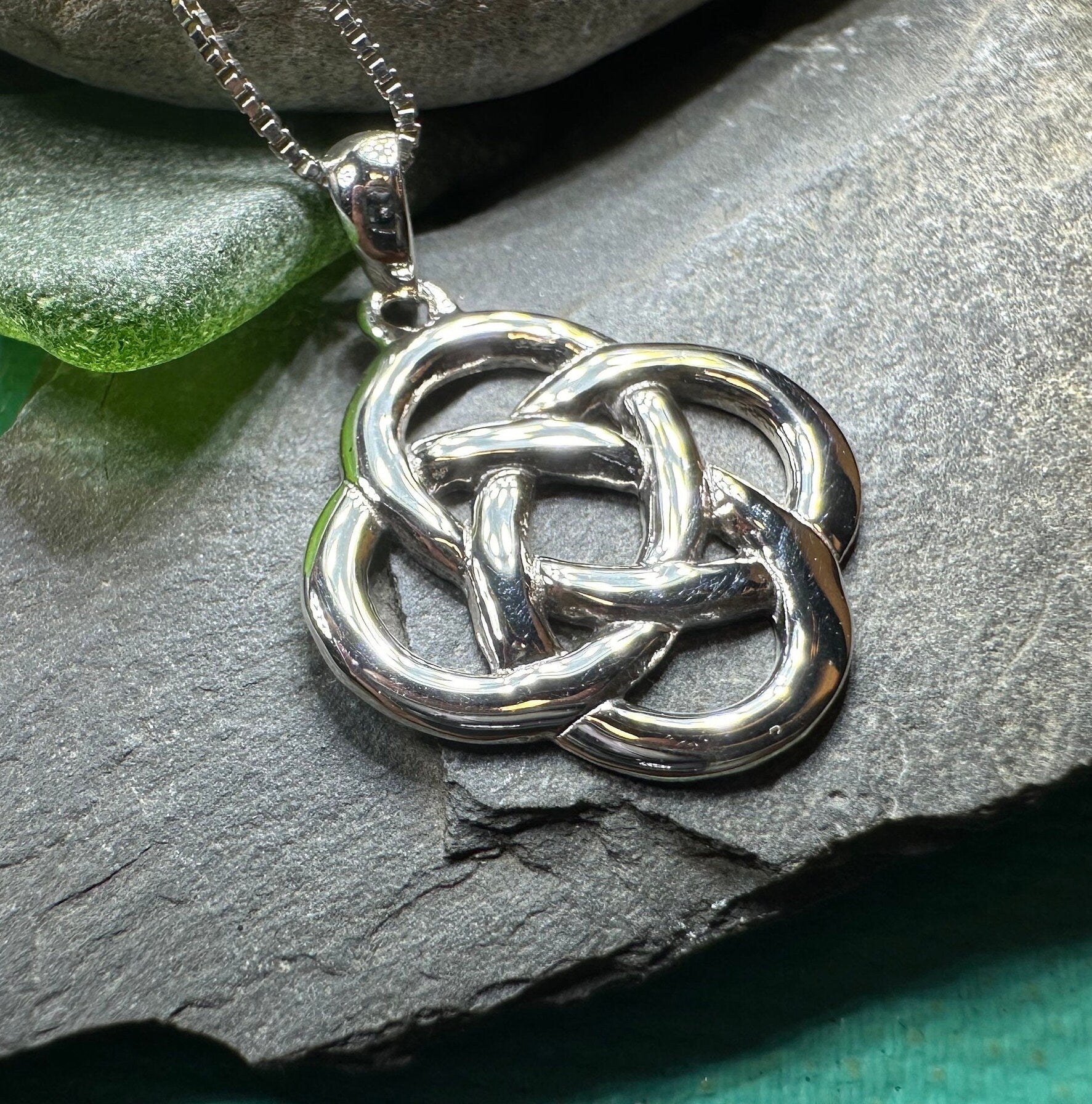 Celtic Strength Dara Knot Necklace