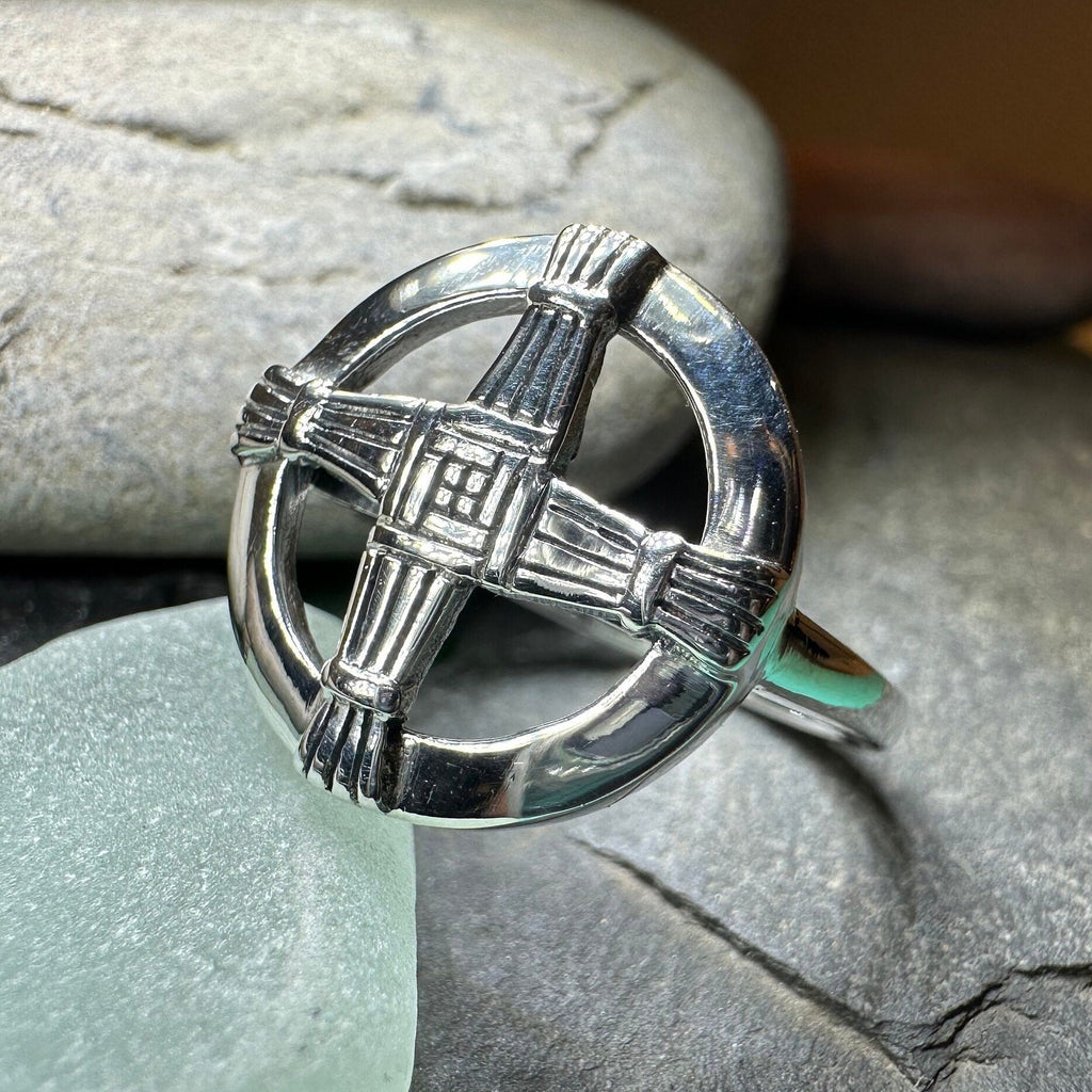 Springtide Saint Brigid's Cross Ring