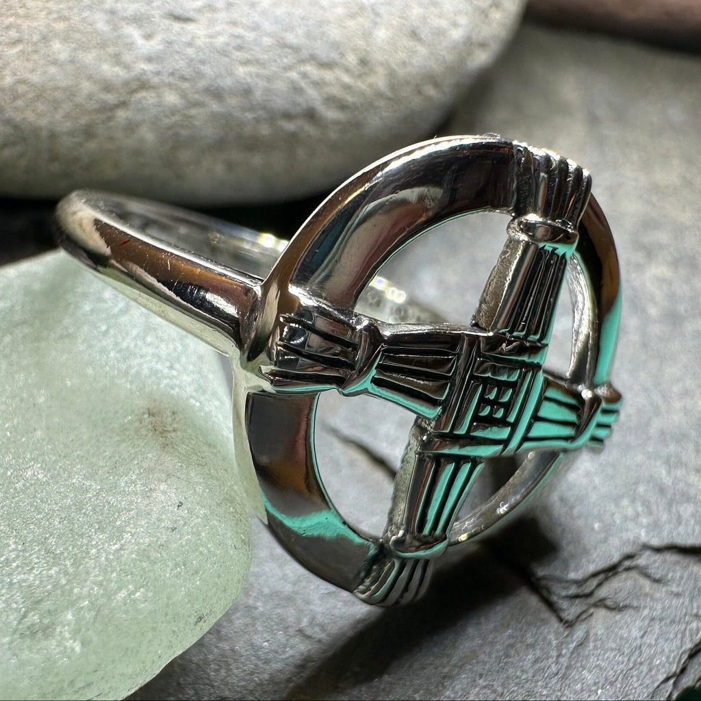 Springtide Saint Brigid's Cross Ring