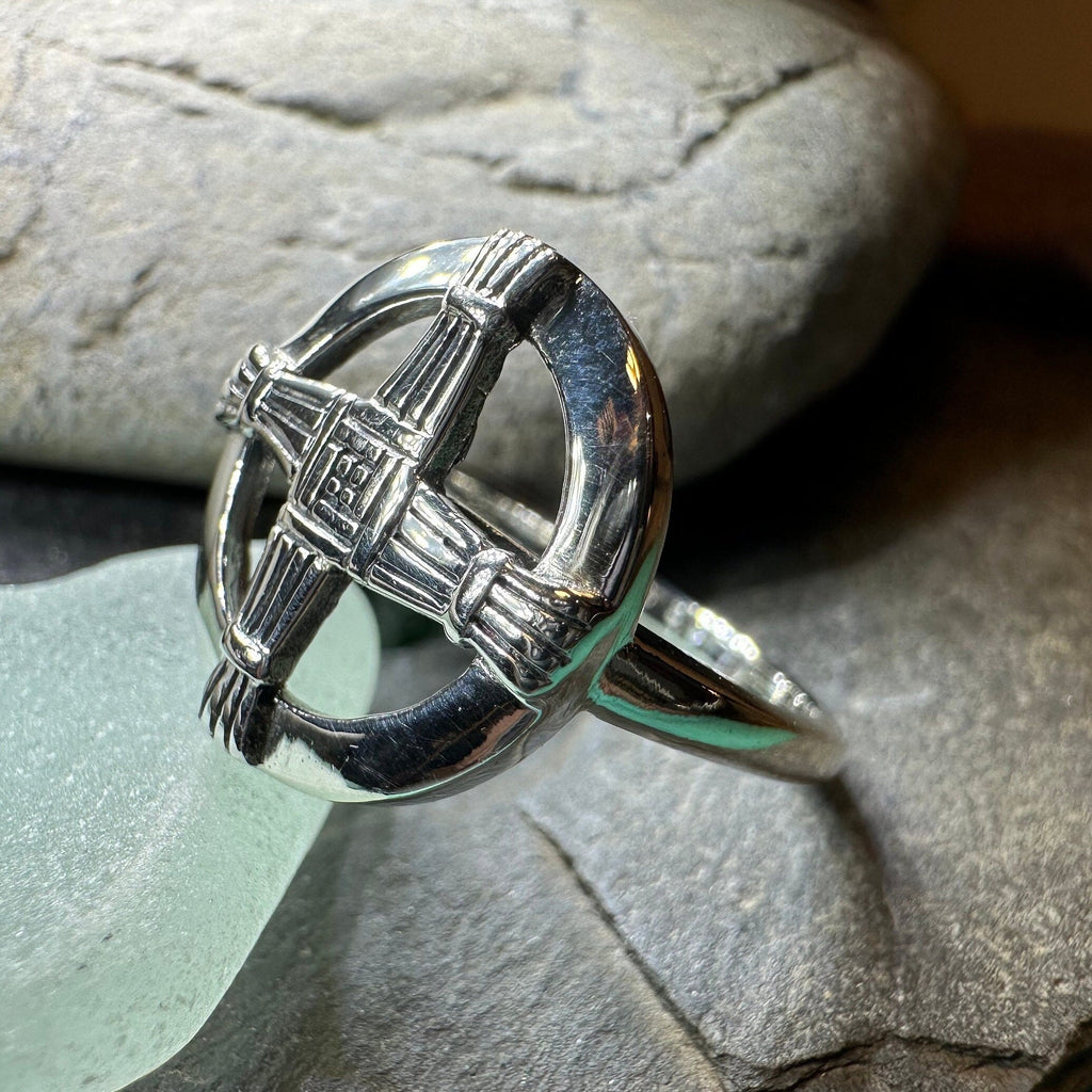 Springtide Saint Brigid's Cross Ring