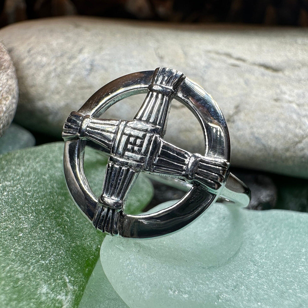 Springtide Saint Brigid's Cross Ring