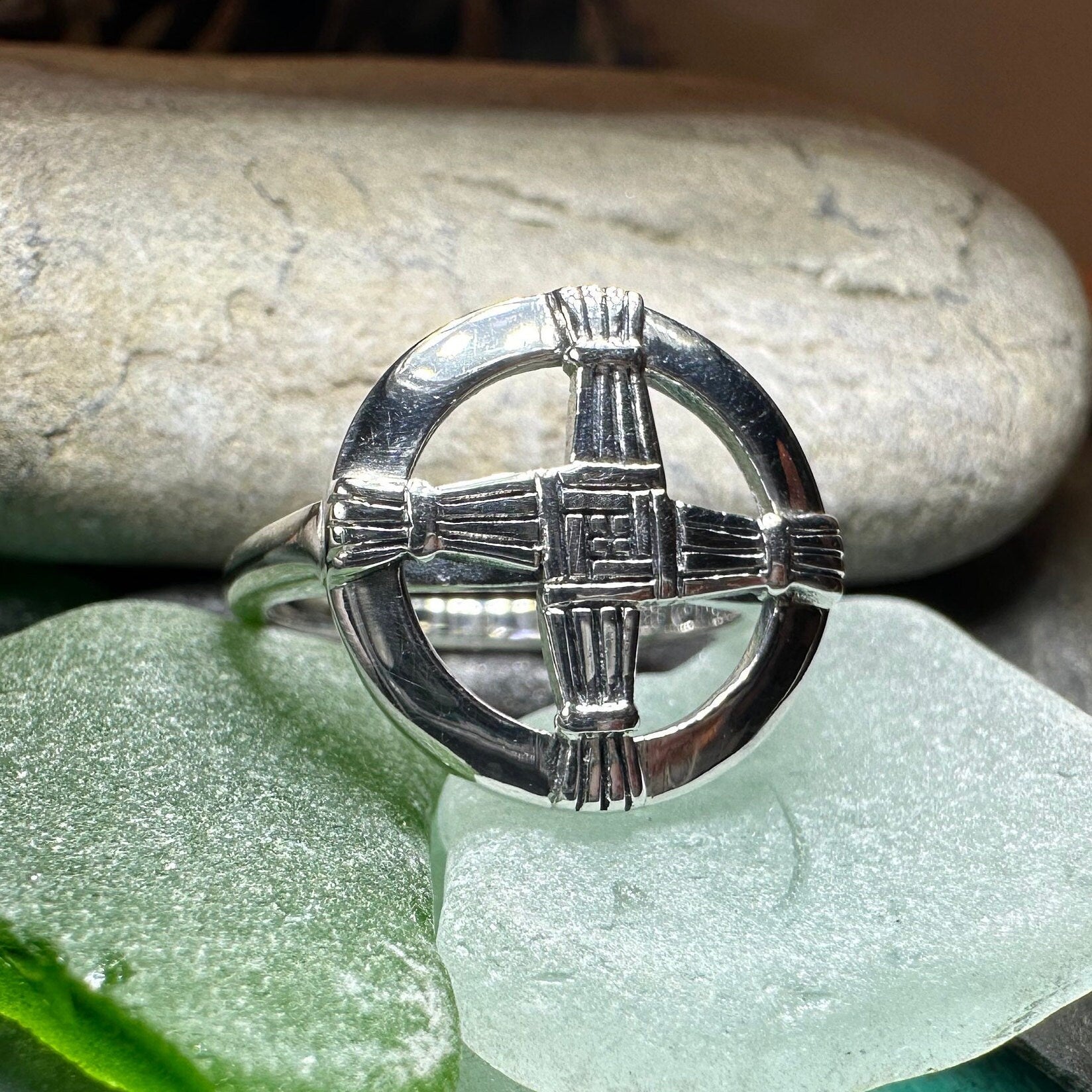 Springtide Saint Brigid's Cross Ring