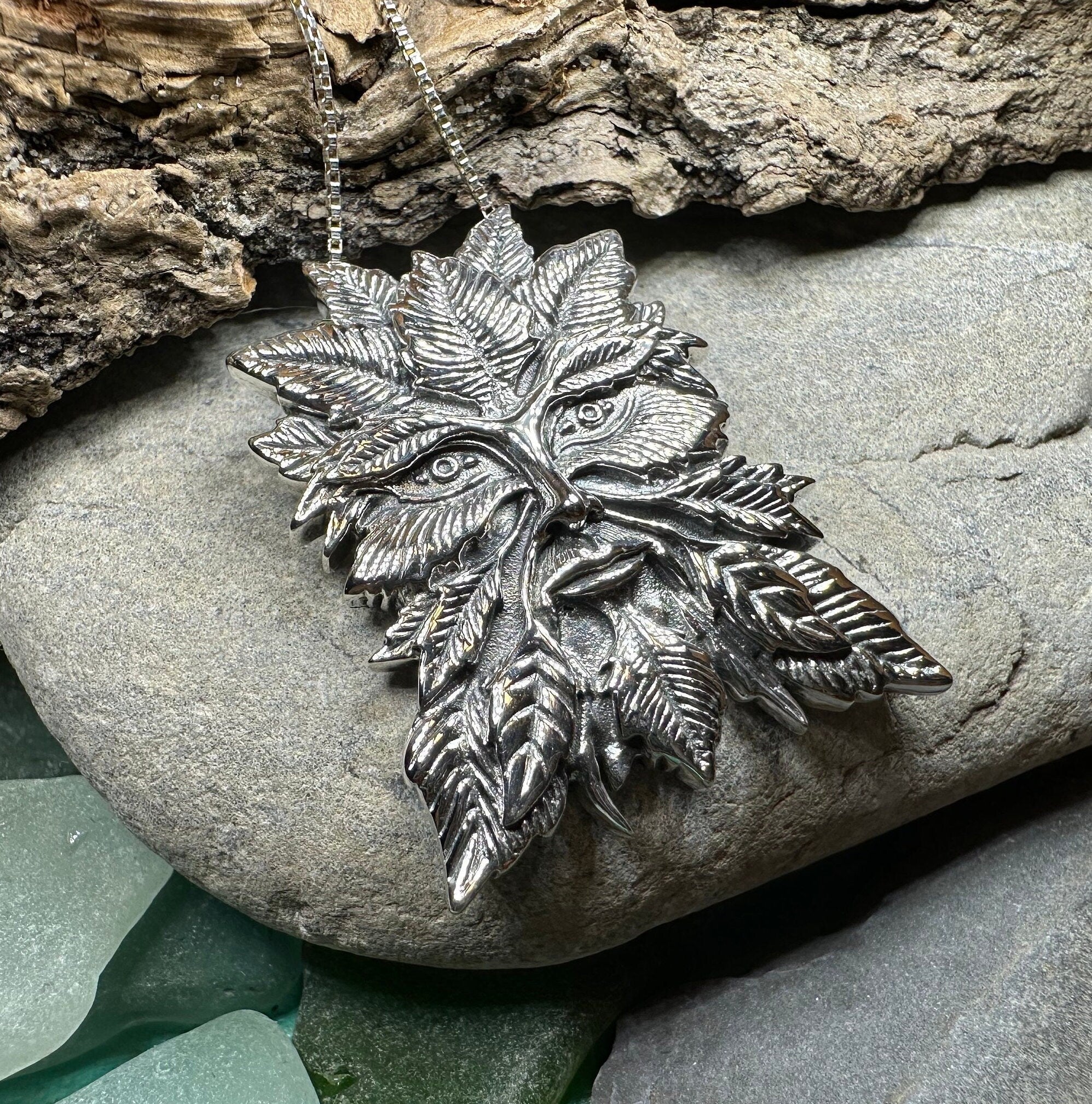 Montgeon Green Man Necklace