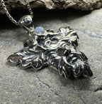 Huelgoat Green Man Moonstone Necklace