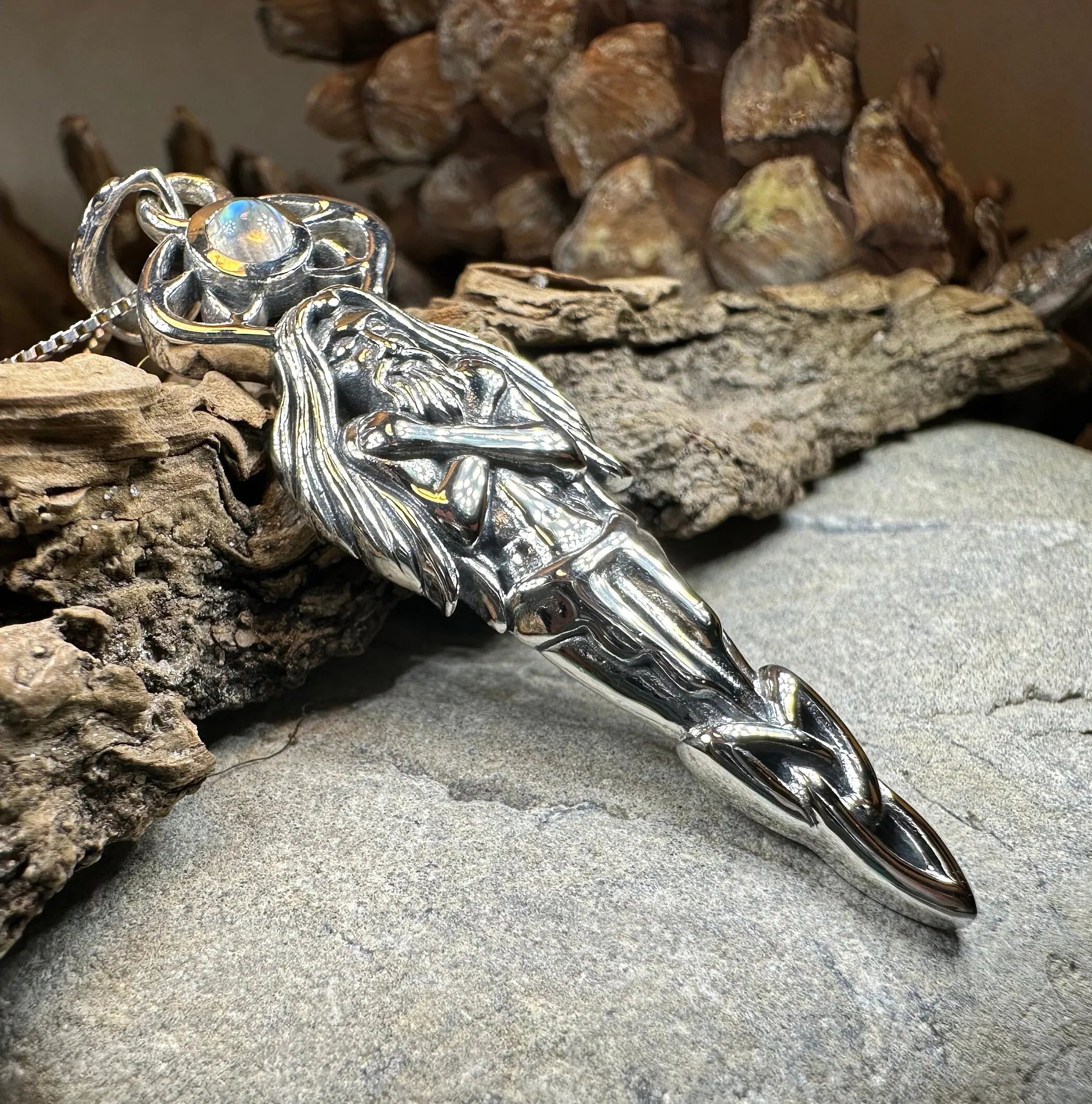 Cernunnos Moonstone Necklace