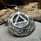 Celtic AA Sobriety Necklace