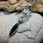 Lyric Triple Moon Goddess Necklace