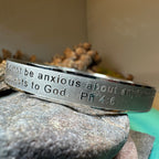 Steel Christian Prayer Bracelet