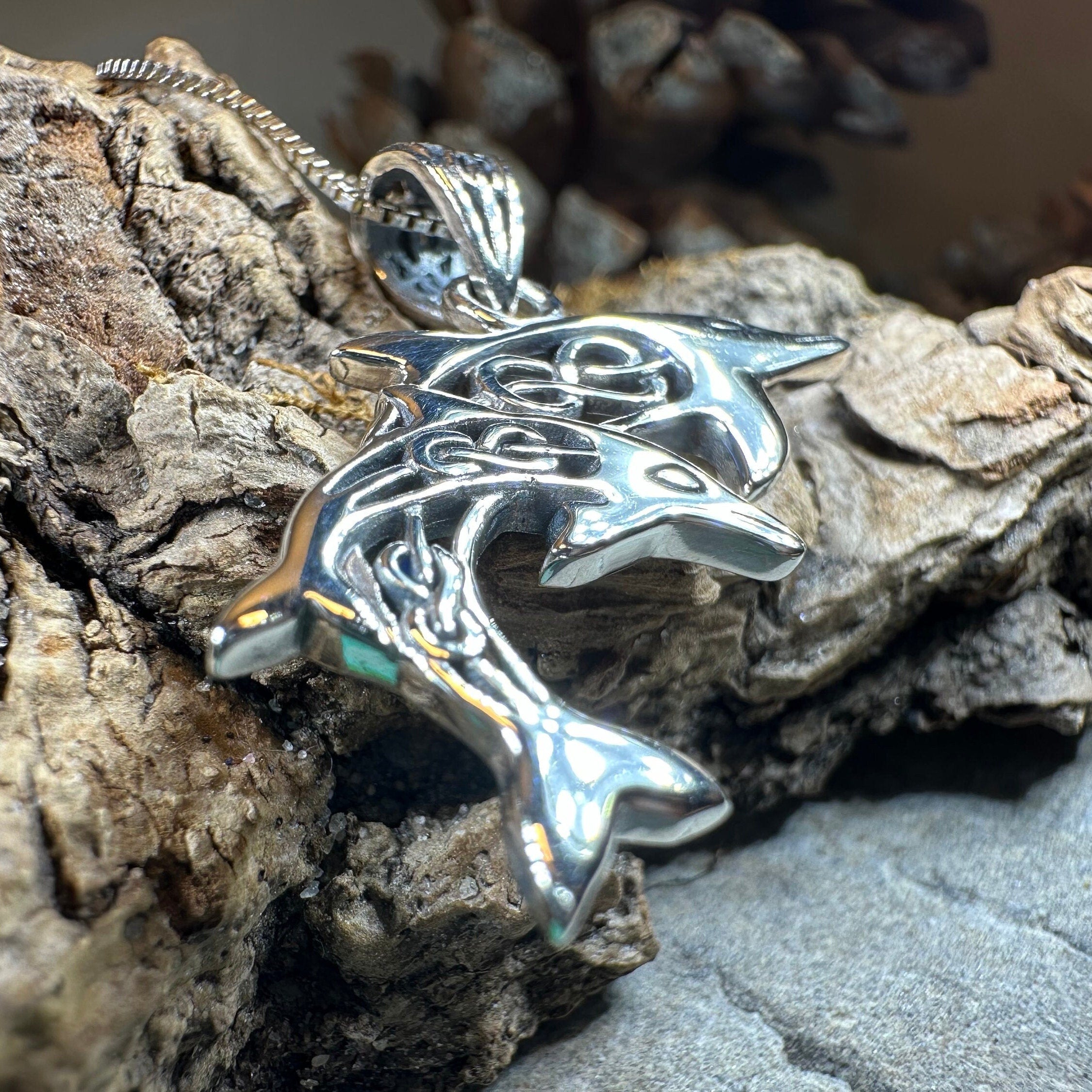 Unity Celtic Dolphin Necklace