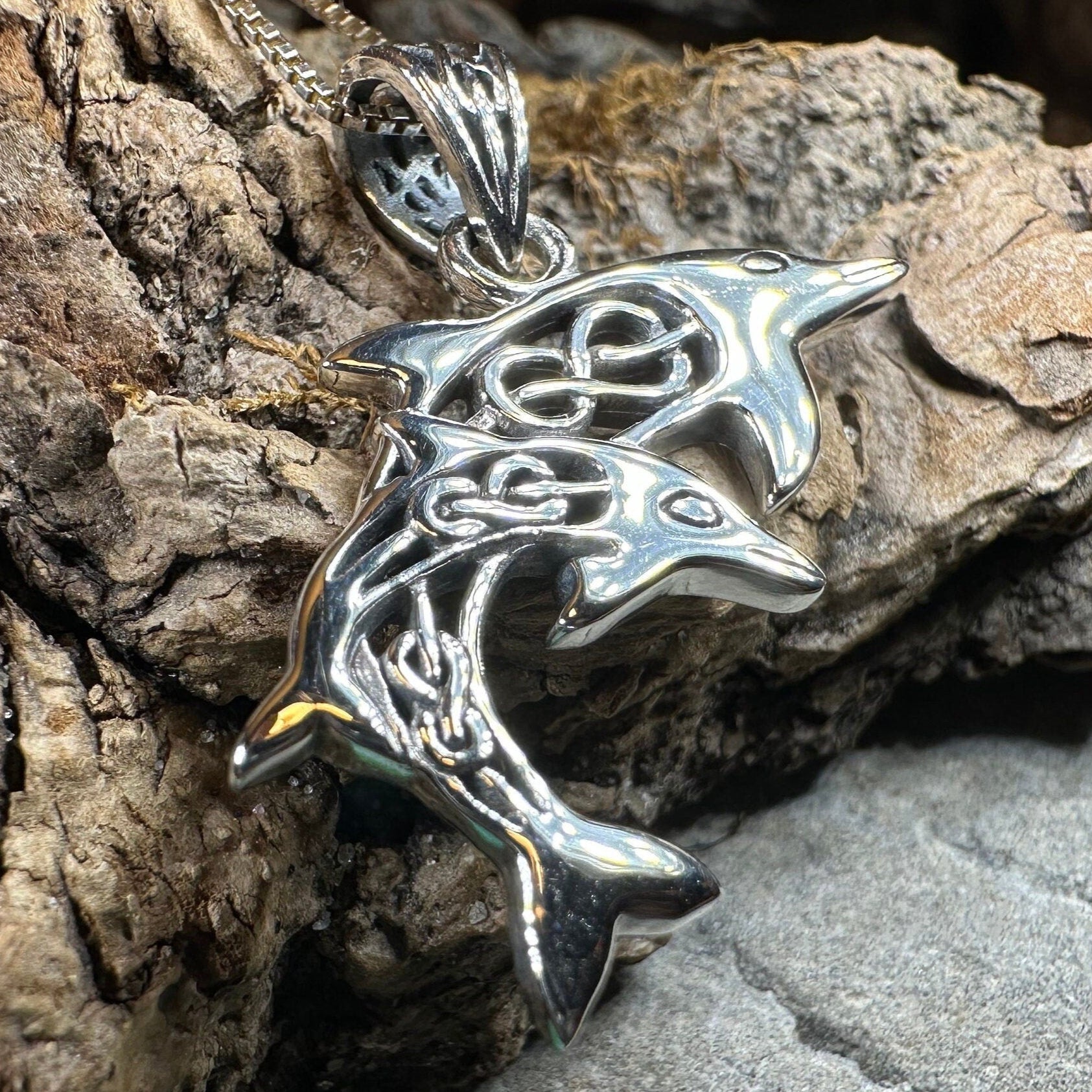Unity Celtic Dolphin Necklace