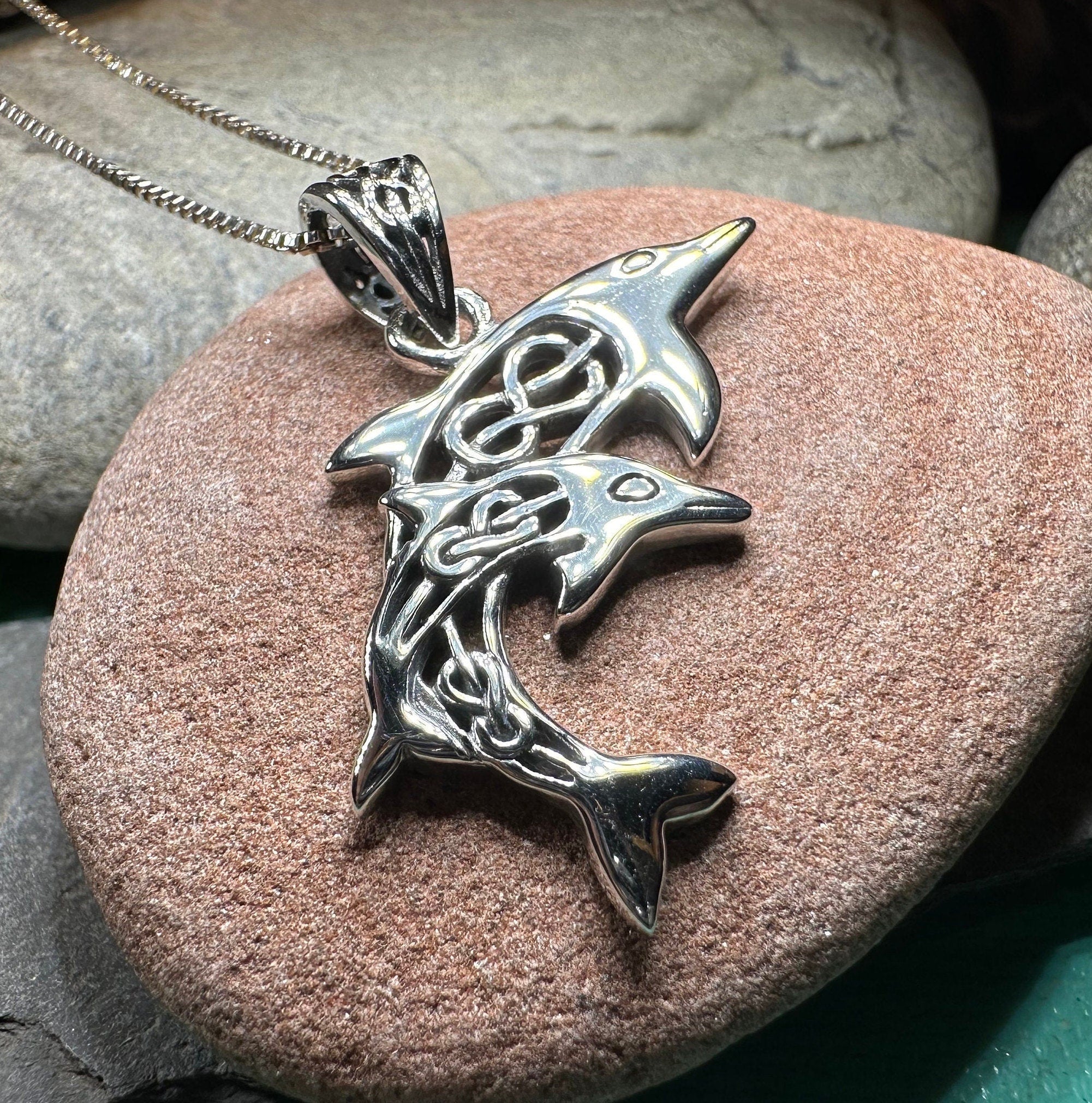 Unity Celtic Dolphin Necklace