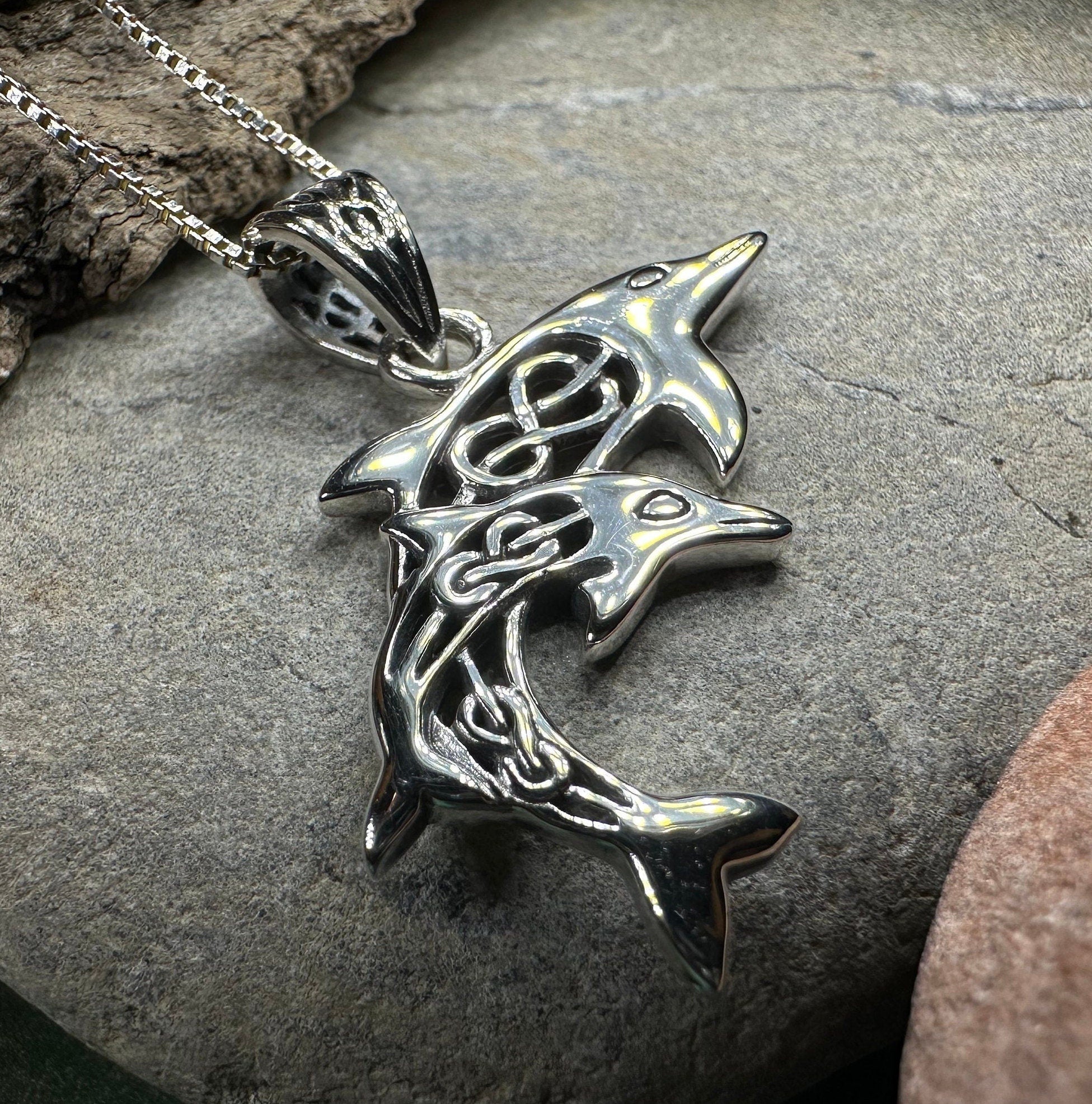 Unity Celtic Dolphin Necklace