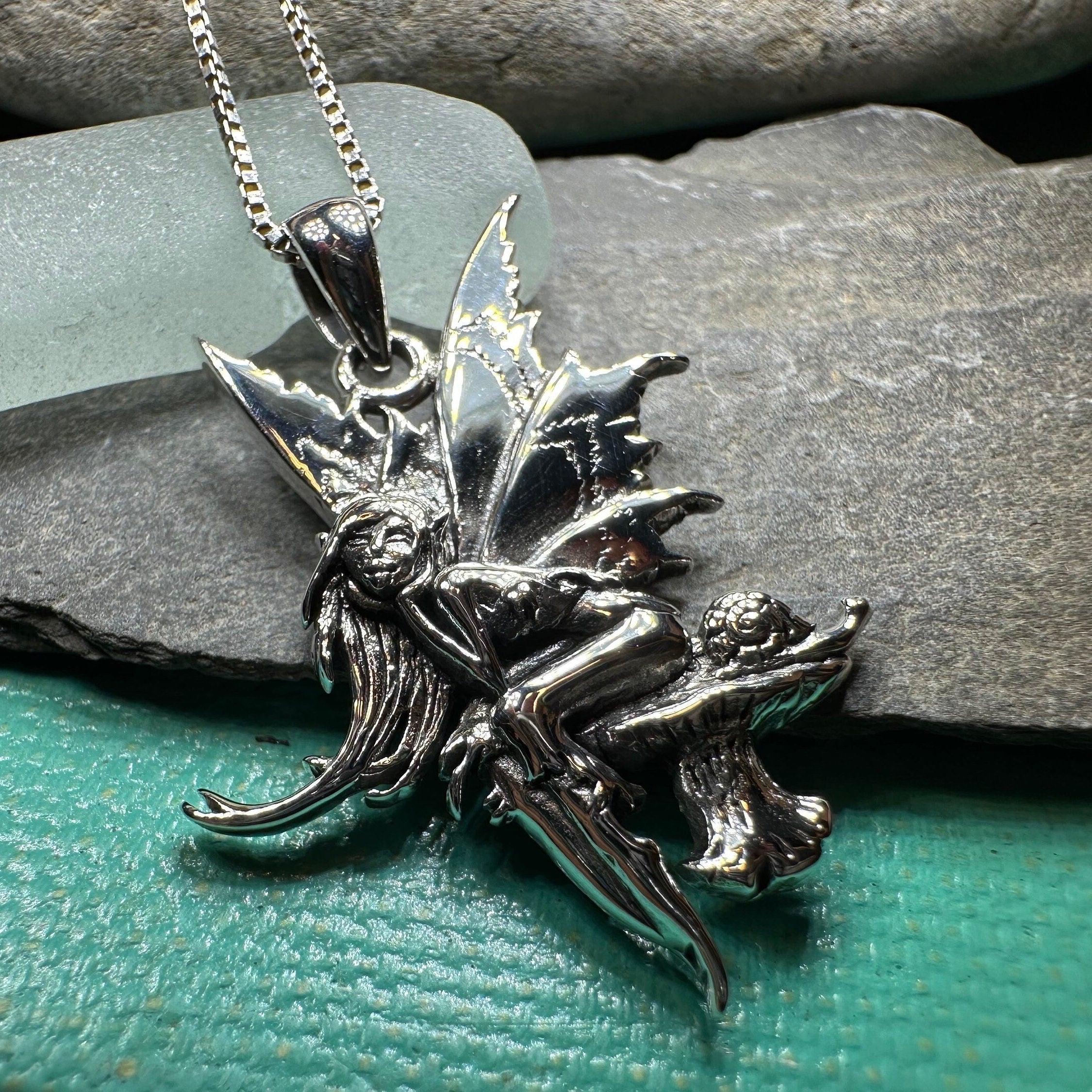 Toadstool Fairy Necklace